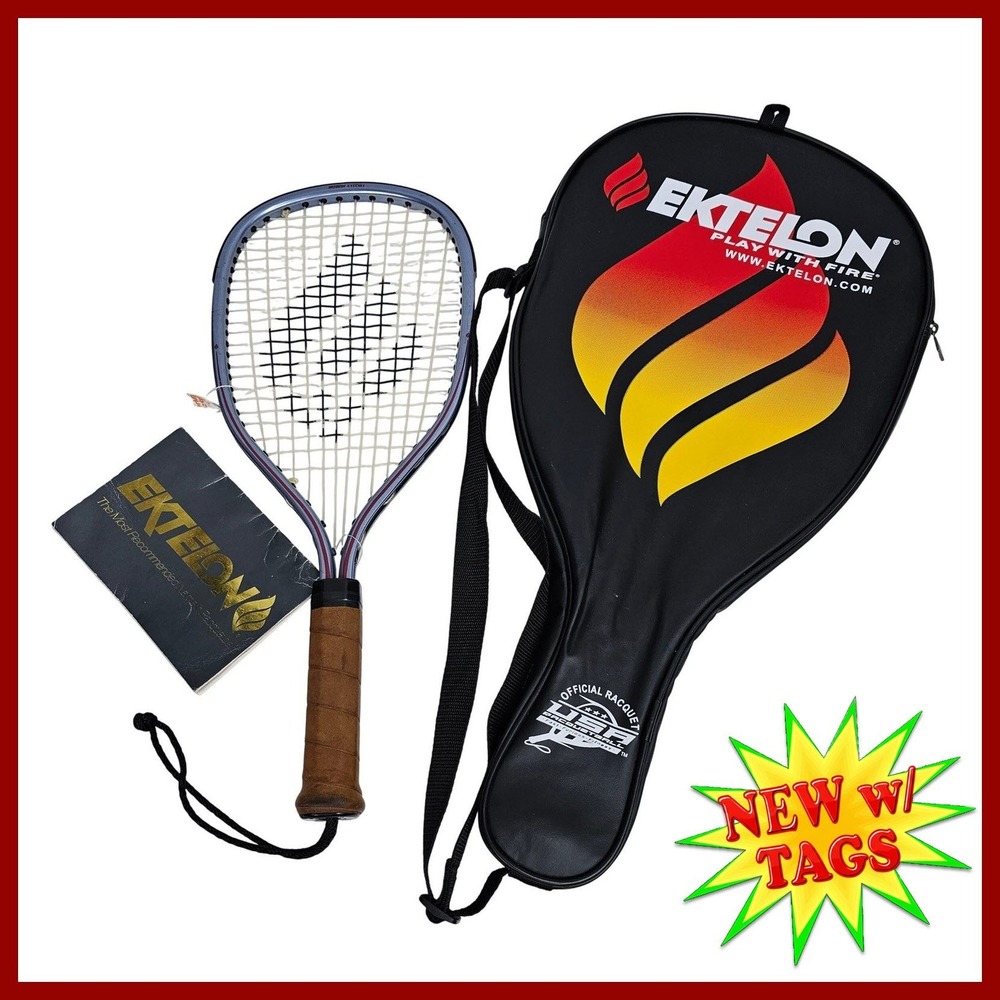 Ektelon Citori Racquetball Racquet Vintage USA New Case &‎ Booklet NOS